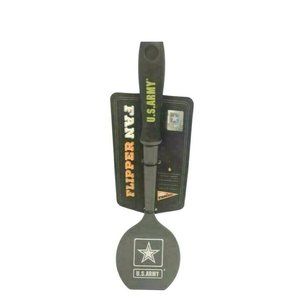 U.S. ARMY Pancake Flipper Spatula BBQ Grilling Barbecue Flipper: 14.5" Nylon NEW